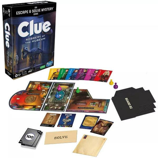 Hasbro - Clue - Clue Escape Robbery at the Museum Board Game - English