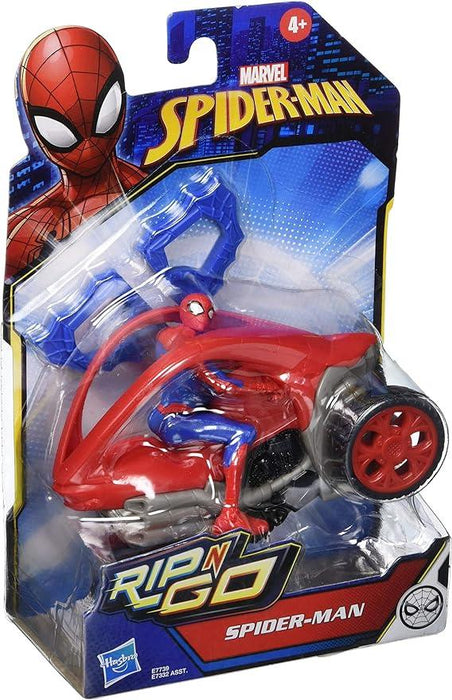 Hasbro - Marvel - Spiderman - Rip N' Go Fig & Vehicle - ASSORTMENT