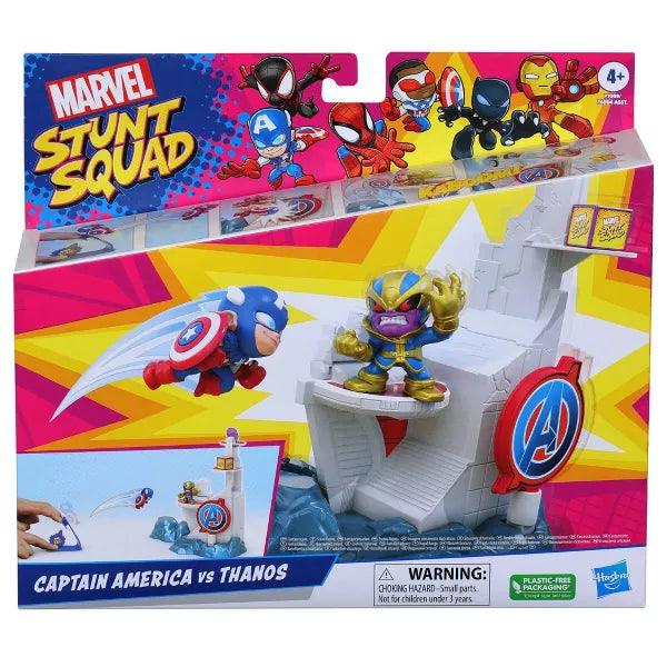 Hasbro - Marvel - Stunt Squad - Captain America Vs Thanos - Mini Playset
