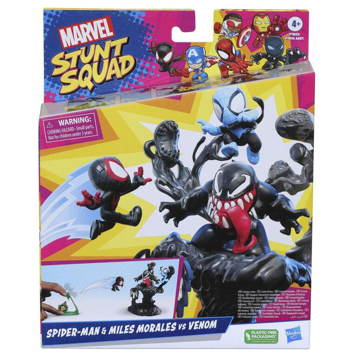 Hasbro - Marvel - Stunt Squad - Spiderman And Miles Vs Venom