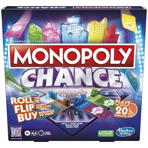 Hasbro - Monopoly - Chance Board Game, Fast-Paced (Blingual)