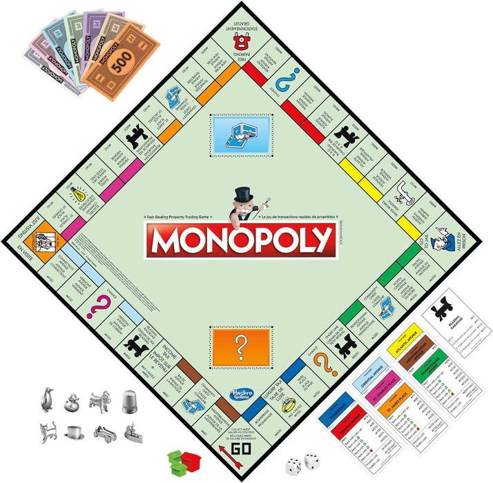 Hasbro - Monopoly Game New Version