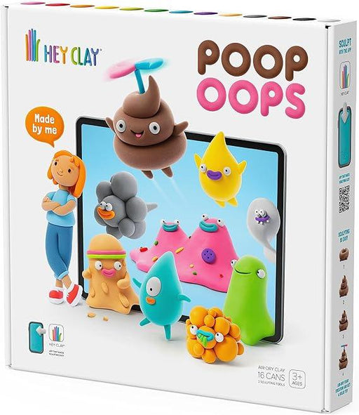Hey Clay - Clay Set - Poop Oops - New Set Arts & Crafts for Ages 3 to 10