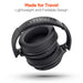 HyperGear - Headphones Bluetooth Over The Ear - Black