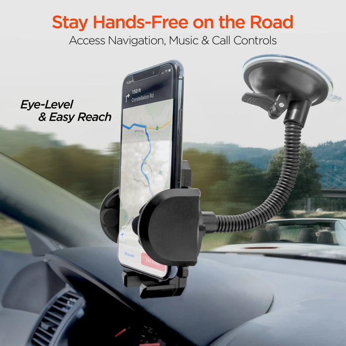 HyperGear - Universal Windshield Phone Mount - Black