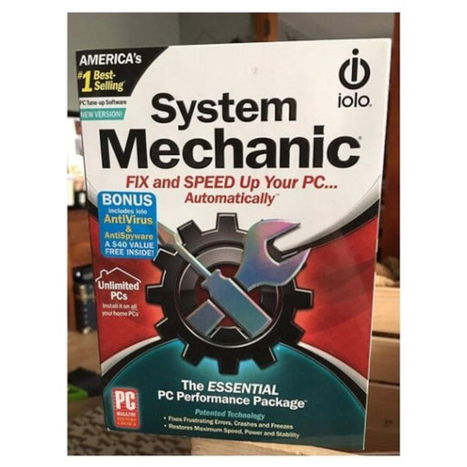 Iolo - System Mechanic with Anti - Virus & AntiSpyware Unlimited - Limolin 