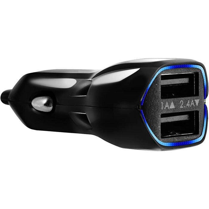 iStore - Car Charger 2 Port USB-A 3.4A - Black (APD503CAI) - Limolin 