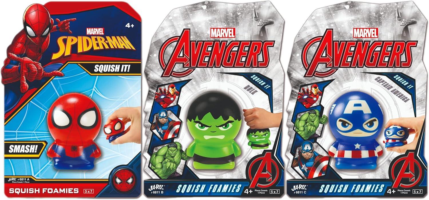 JA RU - Marvel Squish Foamies (ASSORTMENT)