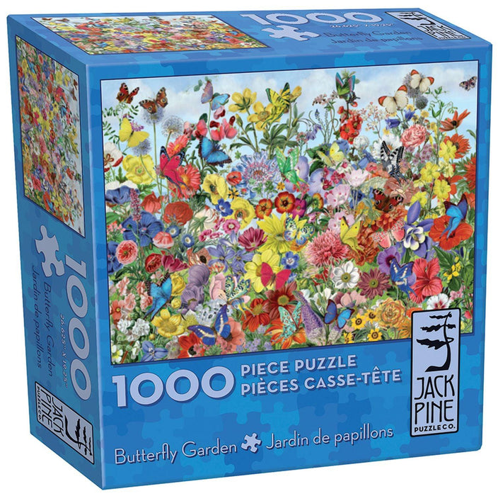 Jack Pine - Butterfly Garden (1000-Piece Puzzle) - Limolin 