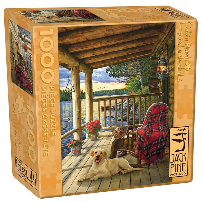 Jack Pine - Cabin Porch (1000-Piece Puzzle) - Limolin 