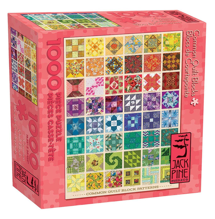 Jack Pine - Common Quilt Blocks (1000-Piece Puzzle) - Limolin 