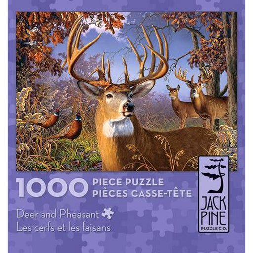 Jack Pine - Deer And Pheasant (1000-Piece Puzzle) - Limolin 