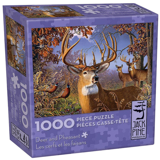 Jack Pine - Deer And Pheasant (1000-Piece Puzzle) - Limolin 