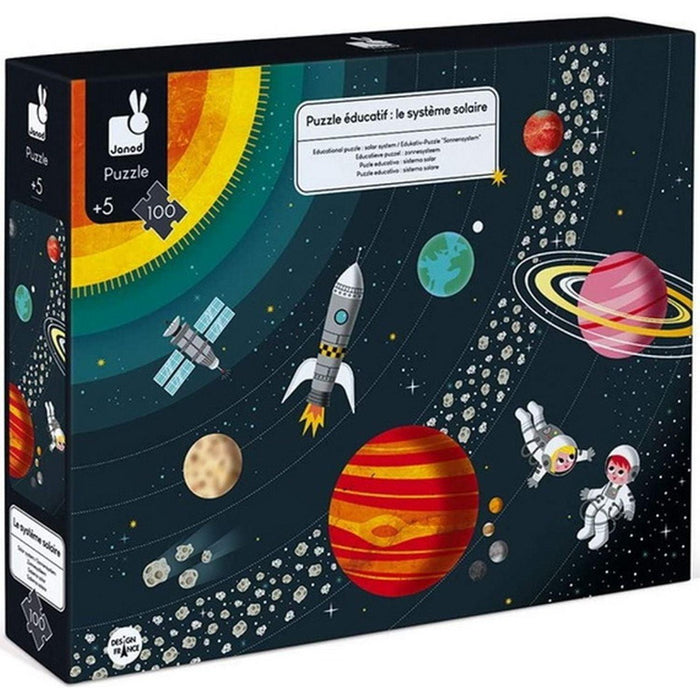 Janod - Educational - Solar System (100-Piece Puzzle) - Limolin 