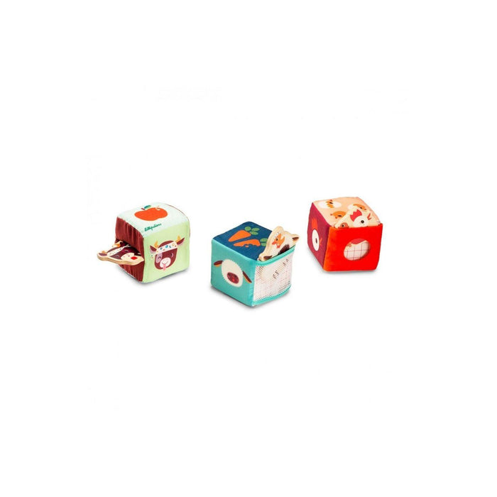 Janod - Farm - Hide - And - Seek Set of Cubes - Limolin 