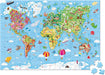 Janod - Giant World Map (300-Piece Jigsaw Puzzle)