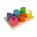 Janod - Iwood Shapes & Puzzle - 6 Blocks - Limolin 