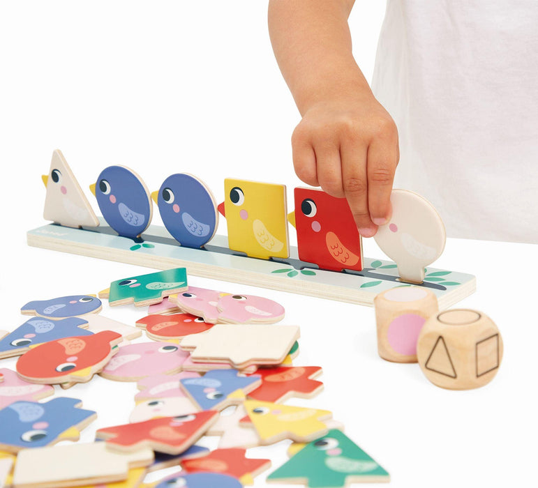 Janod - Sorting Shapes, Sizes And Colours - Birds (Mult)