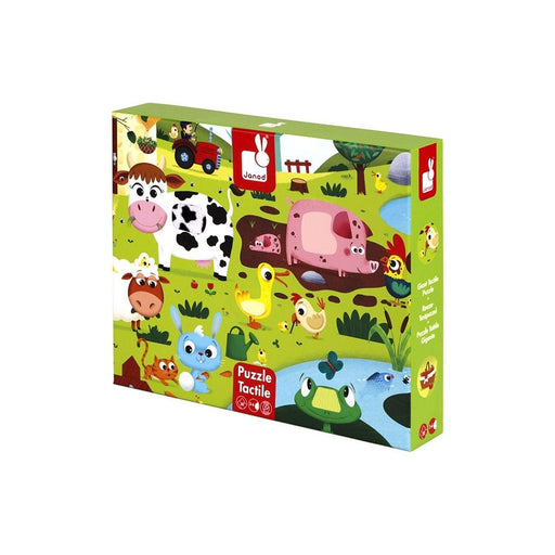 Janod - Tactile - Farm Animals (20-Piece Puzzle) - Limolin 