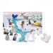 Janod - Tactile - Life On Ice (20-Piece Puzzle) - Limolin 