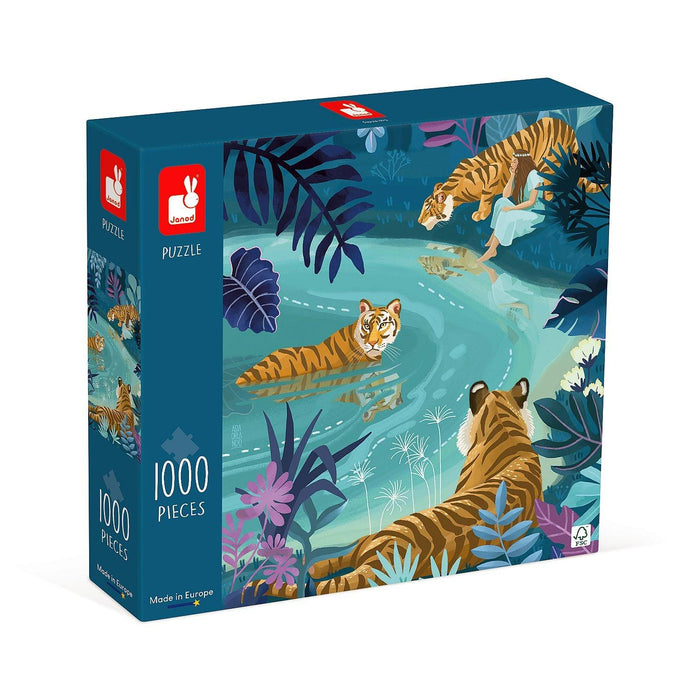 Janod - Tiger Gathering (1000-Piece Puzzle) - Limolin 