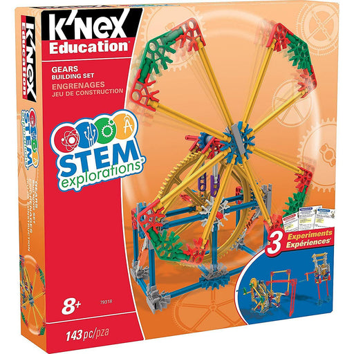 K'NEX Education - STEM EXPLORATIONS - Gears Building Set - 143Pcs - Limolin 