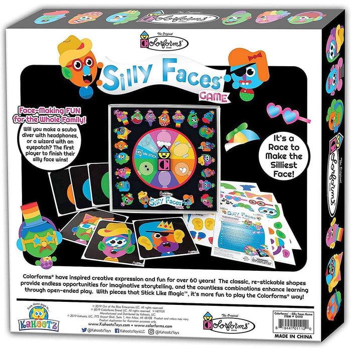 Kahootz - Colorforms - Silly Faces Game - Limolin 