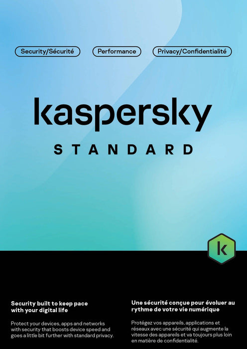 Kaspersky - Standard (internet Security) 3-User 1Yr PC/Mac/Android (KL104115CFS - 2222CZZ) - Limolin 