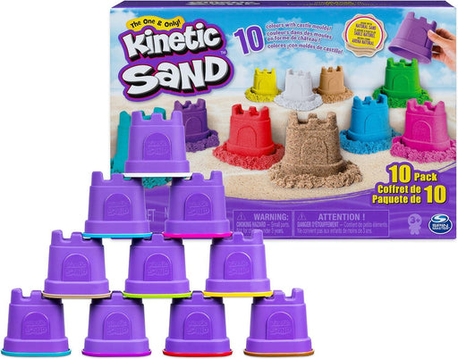 Kinetic Sand - Castle Containers 10-Color Pack