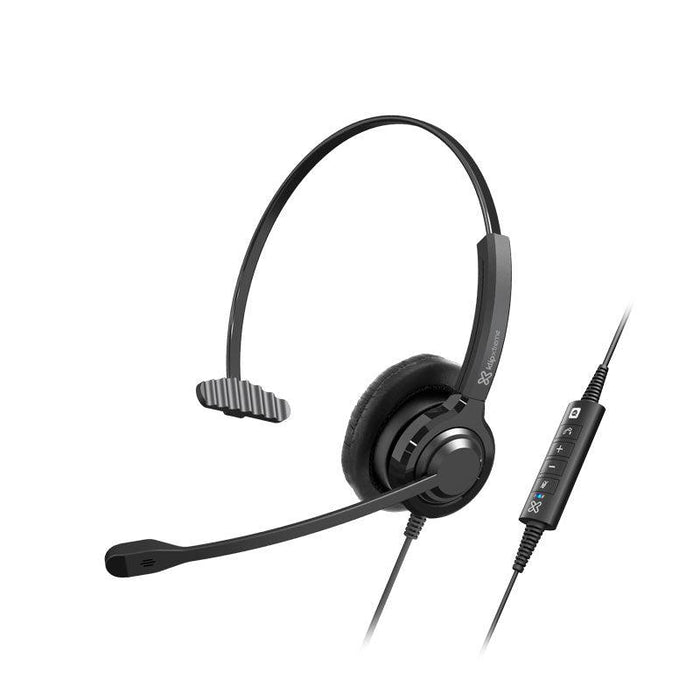 Klipxtreme - Headset Voxpro Mono with Vol Cont Boom Mic USB (KCH - 901)