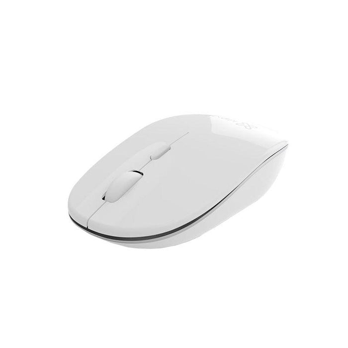 Klipxtreme - Mouse Wireless Slim 2.4Ghz HD Optical Sensor 1600dpi 4 Buttons Ambidextrous USB Nano Dongle - White (KMW - 335WH) - Limolin 