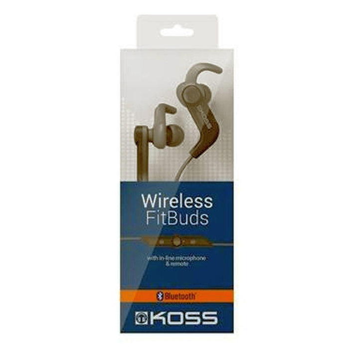 Koss - Earbud Bluetooth FitBud BT1901i with Mic & Remote Black - Limolin 