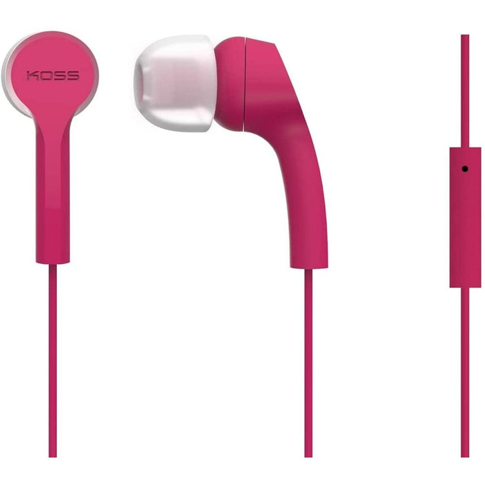 Koss - Earbud KEB9 with Mic Pink 3.5mm - Limolin 