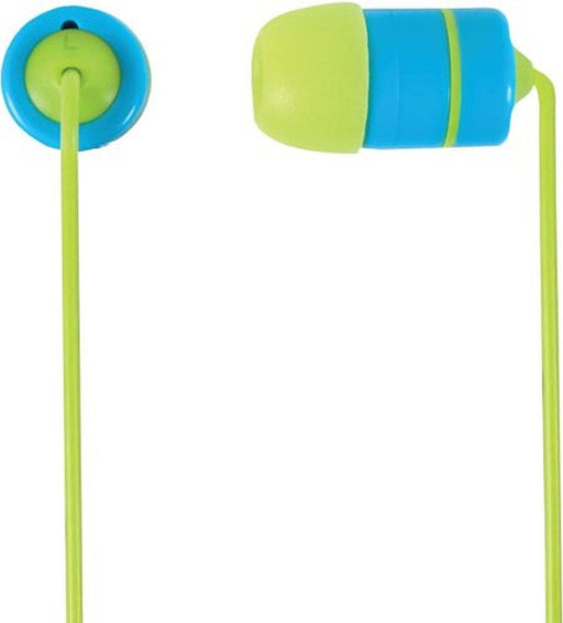 Koss - Earbud noise isolating 3.5mm ruk20b multiple ear cushion sizes - blue/green - Limolin 