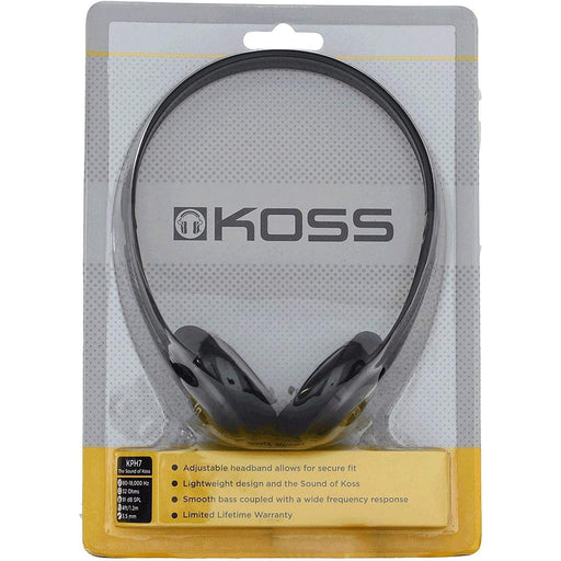 Koss - Headphone KPH7 Portable On Ear Black 3.5mm - Limolin 