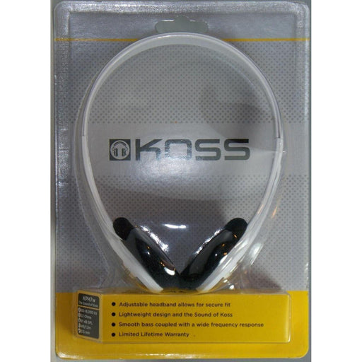 Koss - Headphone KPH7 Portable On Ear White 3.5mm - Limolin 