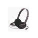 Koss - Headphone On Ear 3.5mm Portable with Volume Control BULK 8ft Long Cord - Black - Limolin 