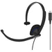 Koss - Headset CS195 - USB Mono with Boom Mic Noise Cancelling USB 8ft Cord - Limolin 
