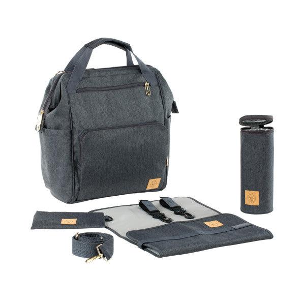 Lassig - Goldie Backpack Diaper Bag - Anthracite