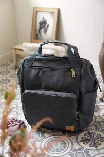 Lassig - Goldie Backpack Diaper Bag - Anthracite