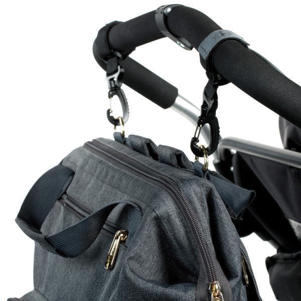 Lassig - Goldie Backpack Diaper Bag - Anthracite