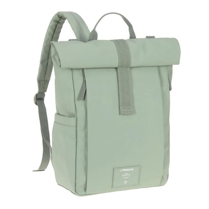 Lassig - Rolltop Up Backpack Diaper Bag - Green Label