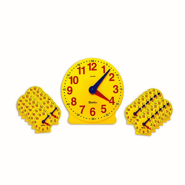 Learning Resources - Big Time Learning Clock Classroom Clock - Limolin 