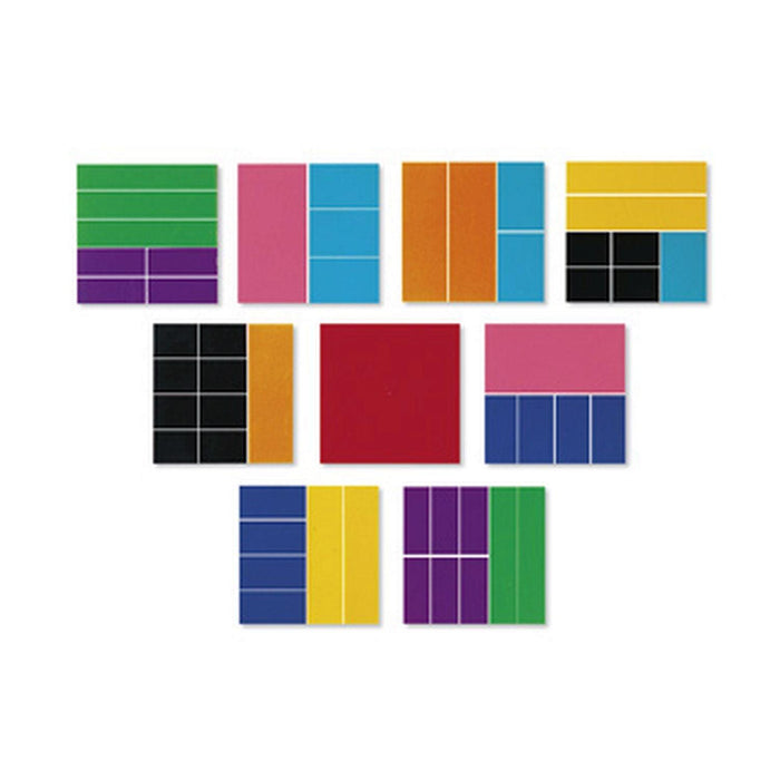 Learning Resources - Deluxe Rainbow Fraction Squares - Limolin 