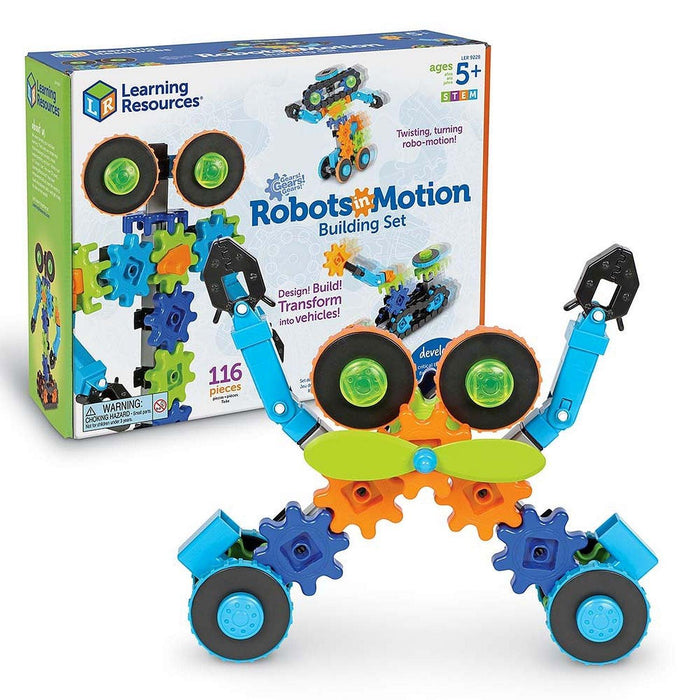 Learning Resources - Gears! Gears! Gears! Robotsin Motion - Limolin 