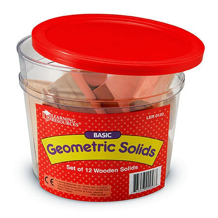 Learning Resources - Geometric Solids(12Pcs) - Limolin 