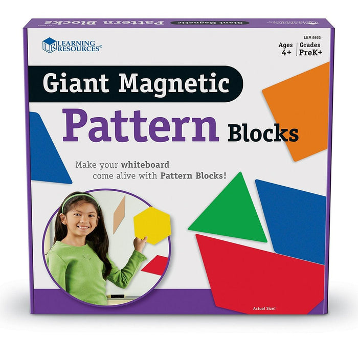 Learning Resources - Giant Magnetic Pattern Blocks - Limolin 