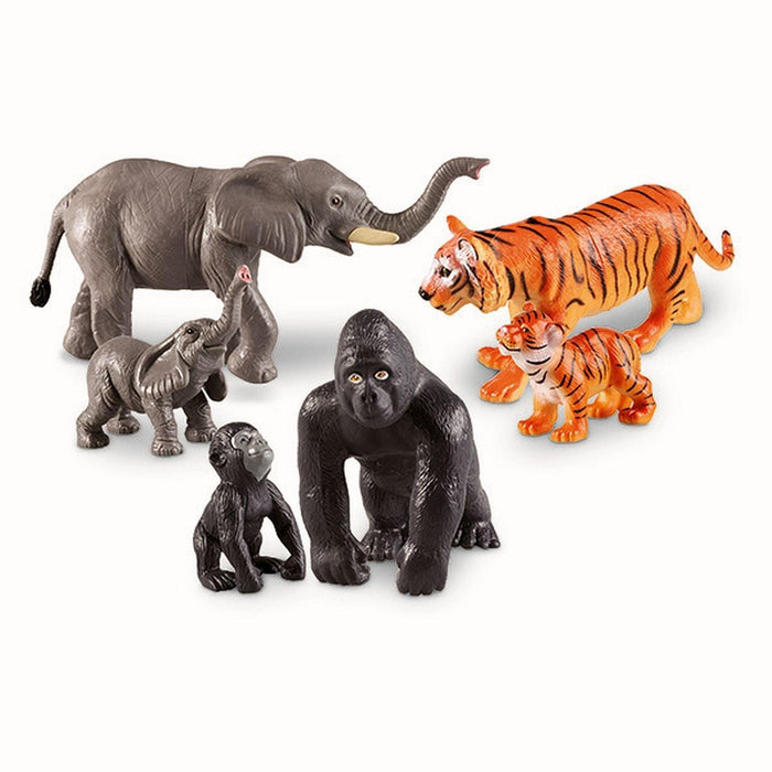Learning Resources - Jumbo Jungle Animals - Moms/Babies - Limolin 