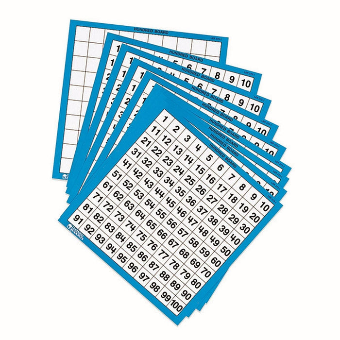 Learning Resources - Laminated Hundreds Boards - Limolin 