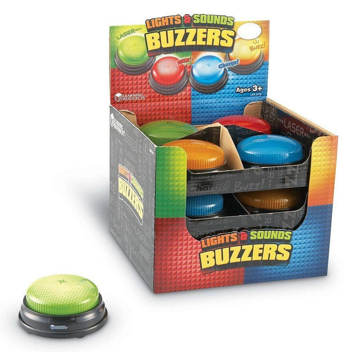 Learning Resources - Lights & Sounds Buzzers (Set of 12) - Limolin 